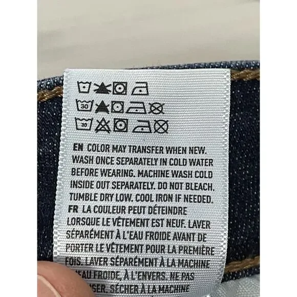 American Eagle Shorts Womens 00 Dark Wash Denim Next Level Stretch Rolled Casual - Picture 9 of 12